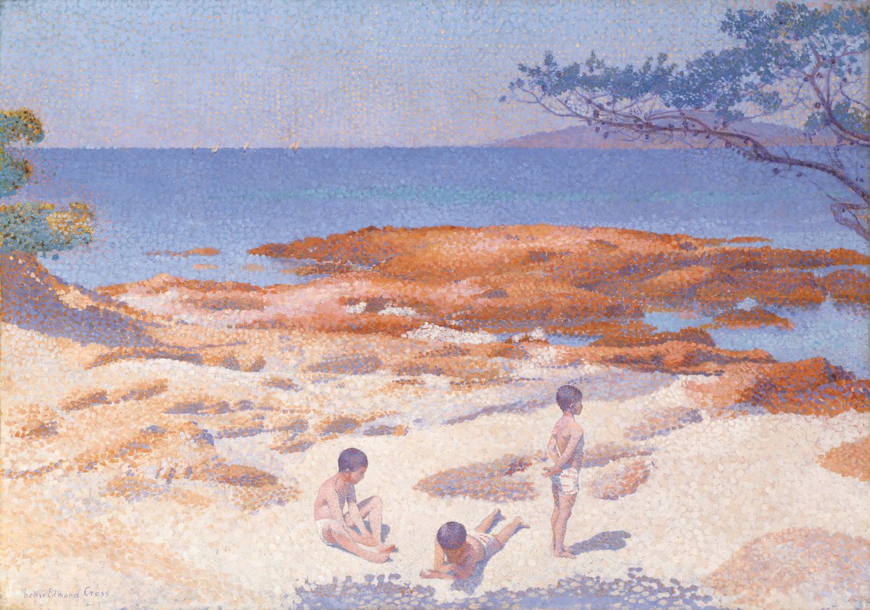 卡巴松Baigne-Cul的海滩，189192。 作者 亨利·埃德蒙·克罗斯