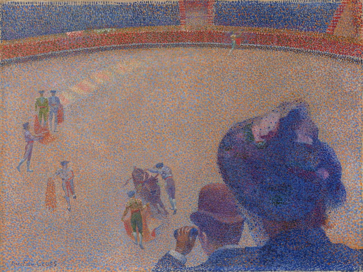 公牛奔跑，1891-1892年。 作者 亨利·埃德蒙·克罗斯