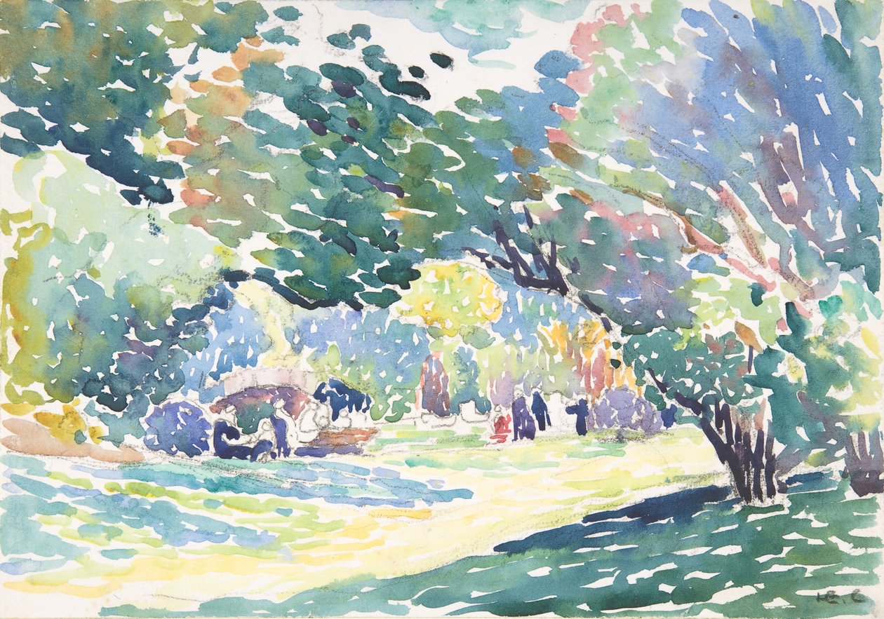 景观，约1904年。 作者 亨利·埃德蒙·克罗斯