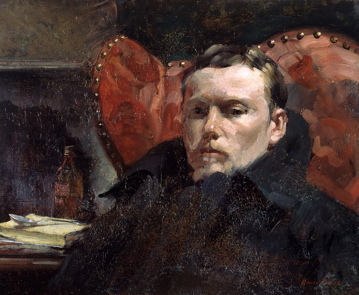 自画像c。 1883-1885。 作者 亨利·埃德蒙·克罗斯