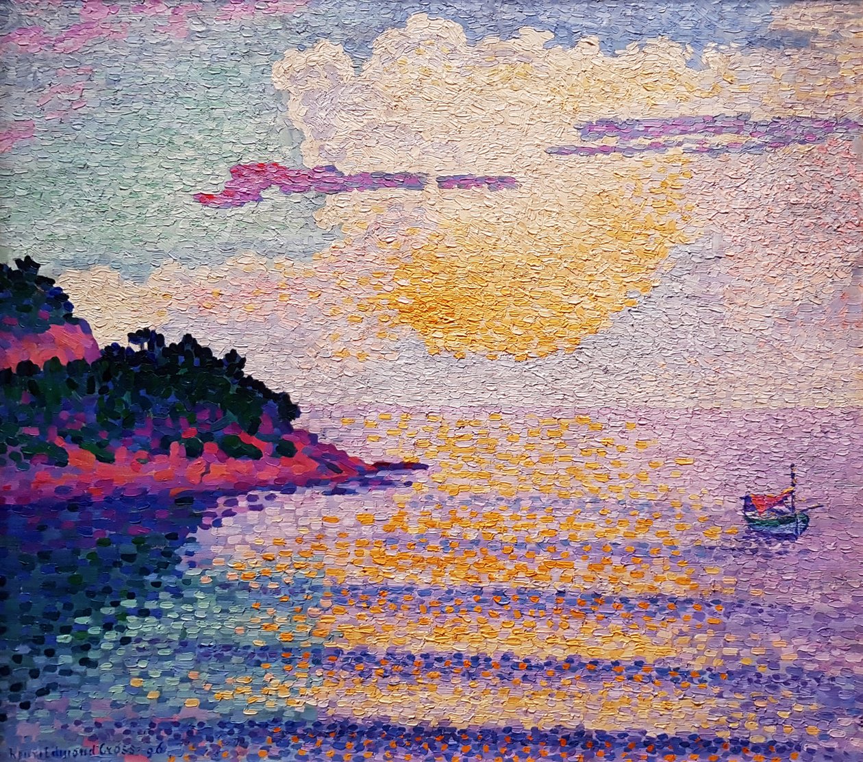 海上日落 作者 亨利·埃德蒙·克罗斯