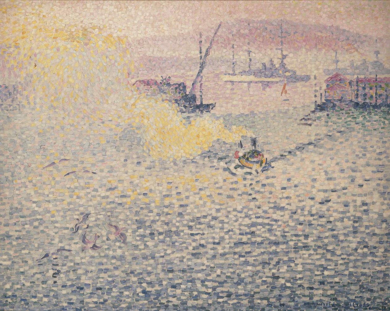 土伦，冬天的早晨土伦，冬天的早晨，1906-1907年。 作者 亨利·埃德蒙·克罗斯