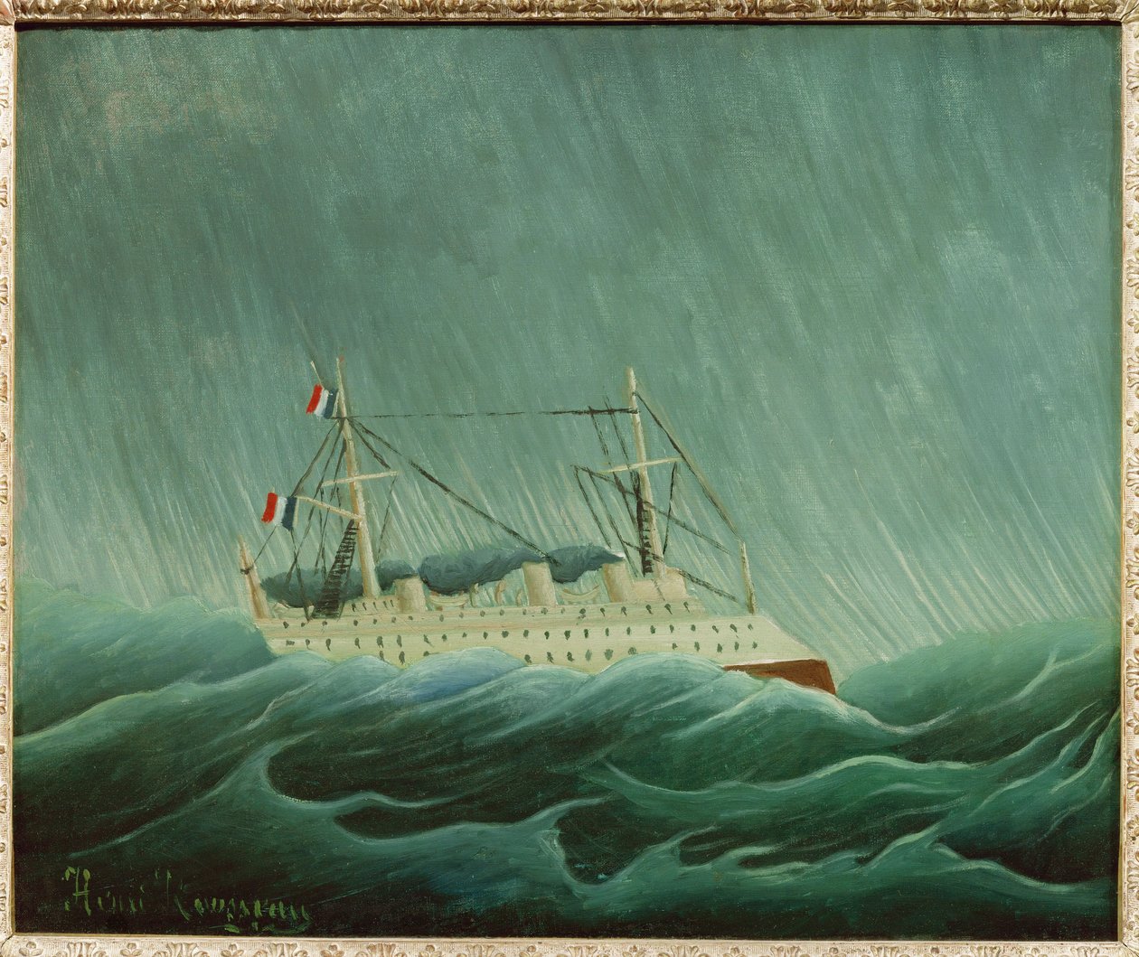  作者 亨利·埃米利安·卢梭（Henri Emilien Rousseau）