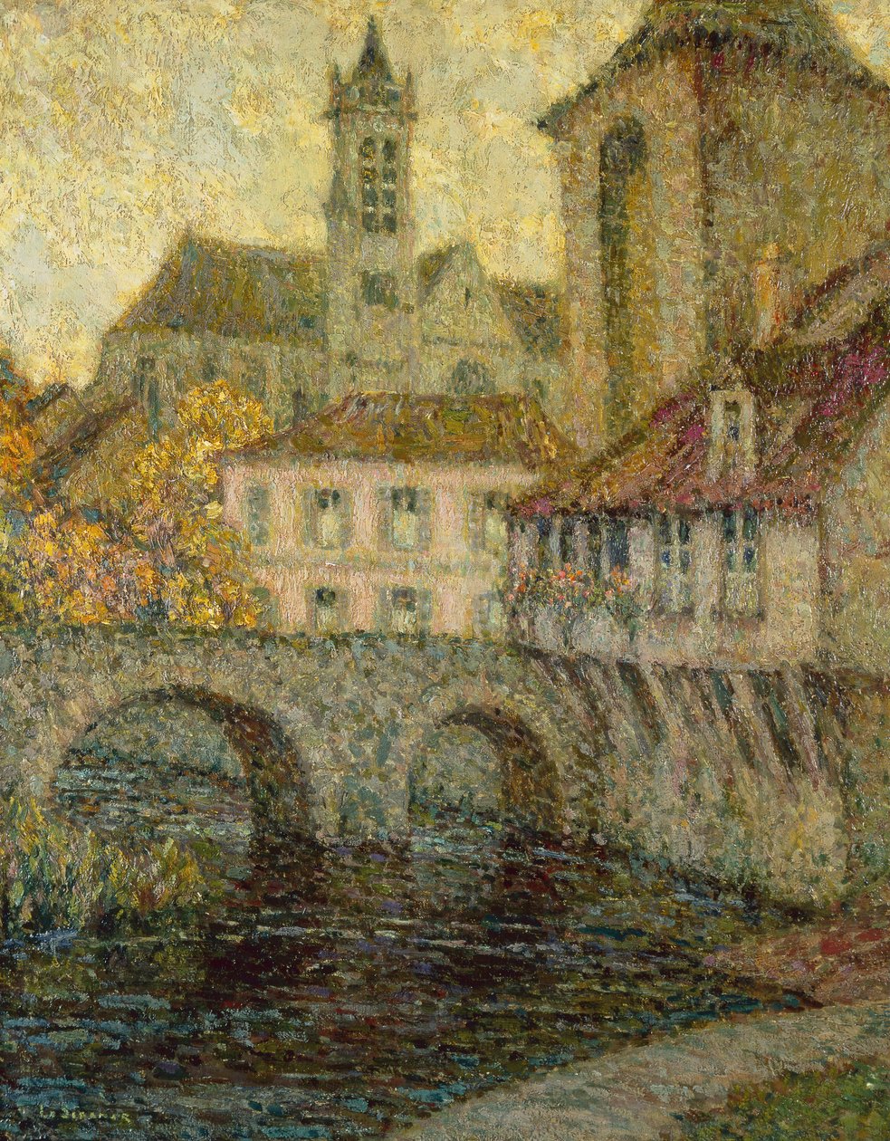 莫雷特的勃艮第门（La Porte de Bourgogne）。 作者 亨利·尤金·奥古斯丁·勒·斯达纳
