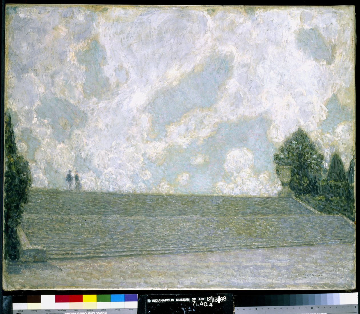 凡尔赛宫的台阶（Les Marches Du Palais Versailles）（布面油画） 作者 亨利·尤金·奥古斯丁·勒·斯达纳