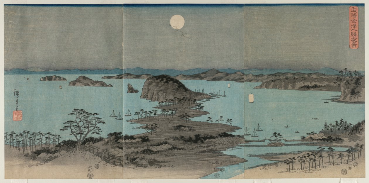 金泽夜景八景 作者 伊格纳斯·亨利·让·范坦·拉图尔