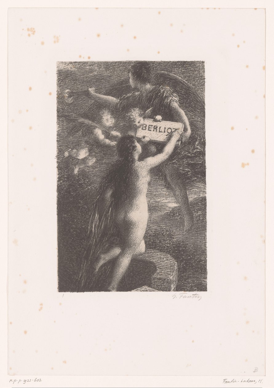 标题印刷：赫克托·柏辽兹，《sa vie et ses oeuvres》 柏辽兹（物体上的标题） 维里特 赫克托·柏辽兹的生平和作品（系列标题） 作者 伊格纳斯·亨利·让·范坦·拉图尔