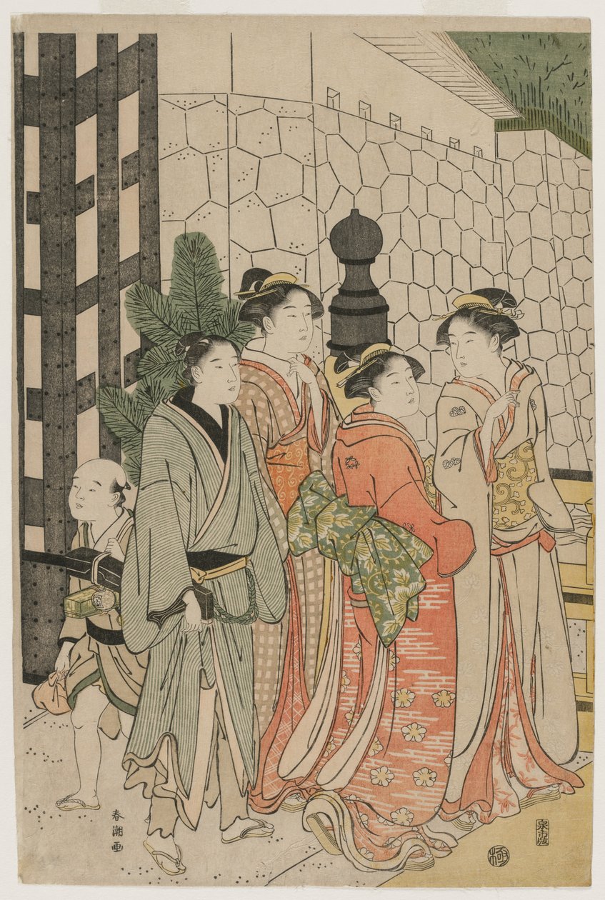 常盘桥上的青年男女 作者 伊格纳斯·亨利·让·范坦·拉图尔