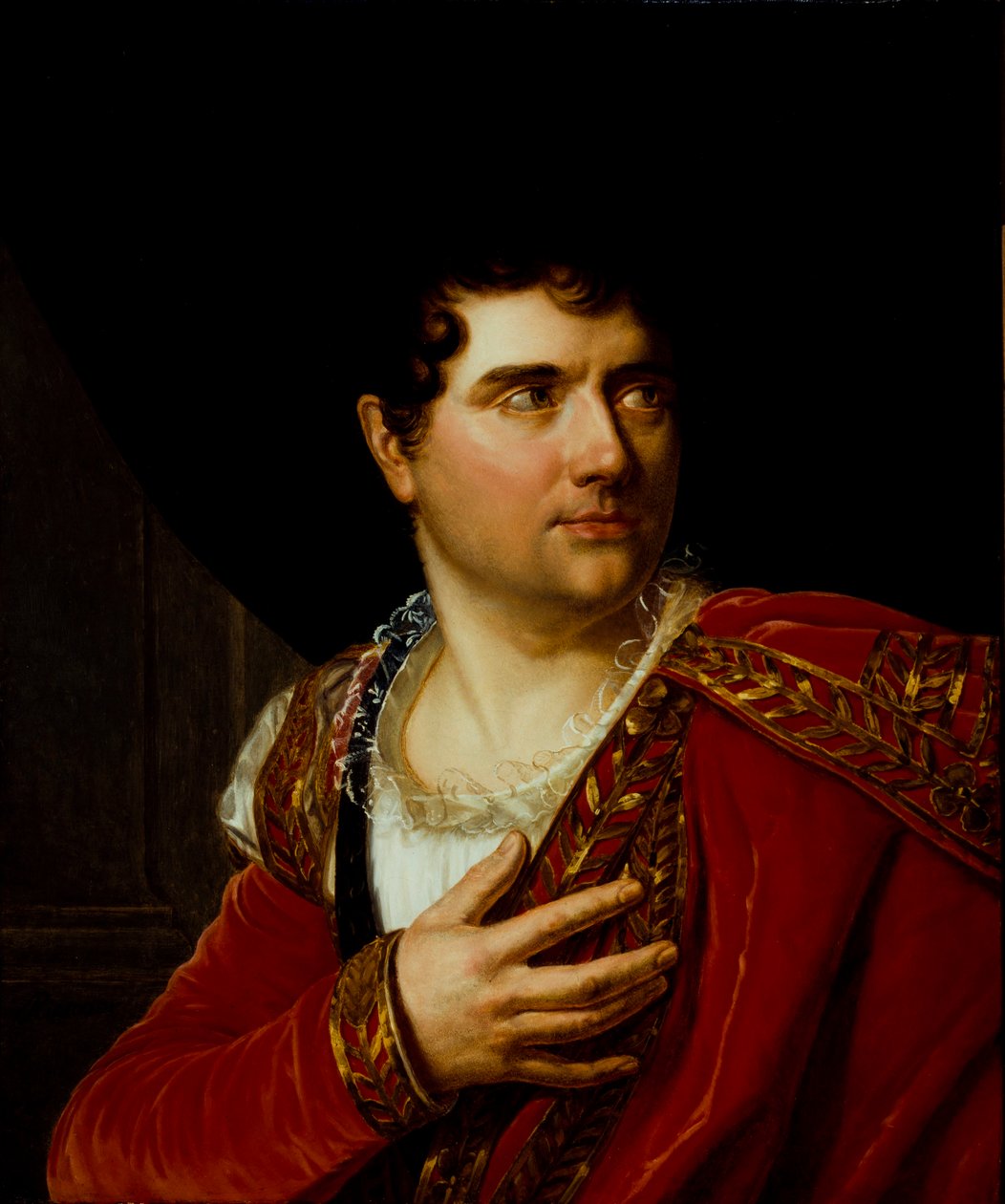 Jean-Baptiste-Sauveur Gavaudan 1772-1840的肖像，约1799年。 作者 亨利·弗朗索瓦·里森纳