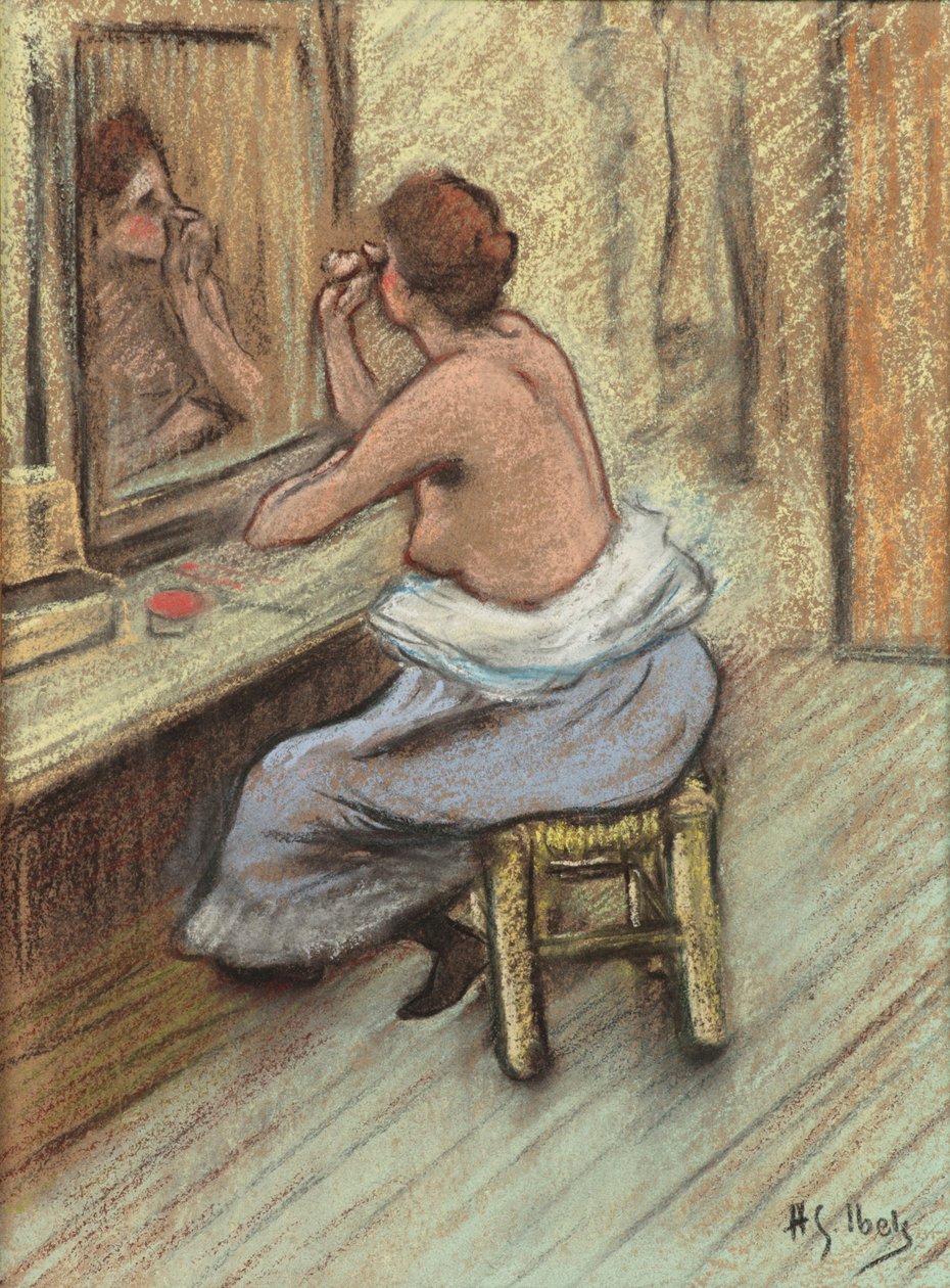 Mensonge Lie, 约1895年。 作者 亨利·加布里埃尔·伊贝尔斯