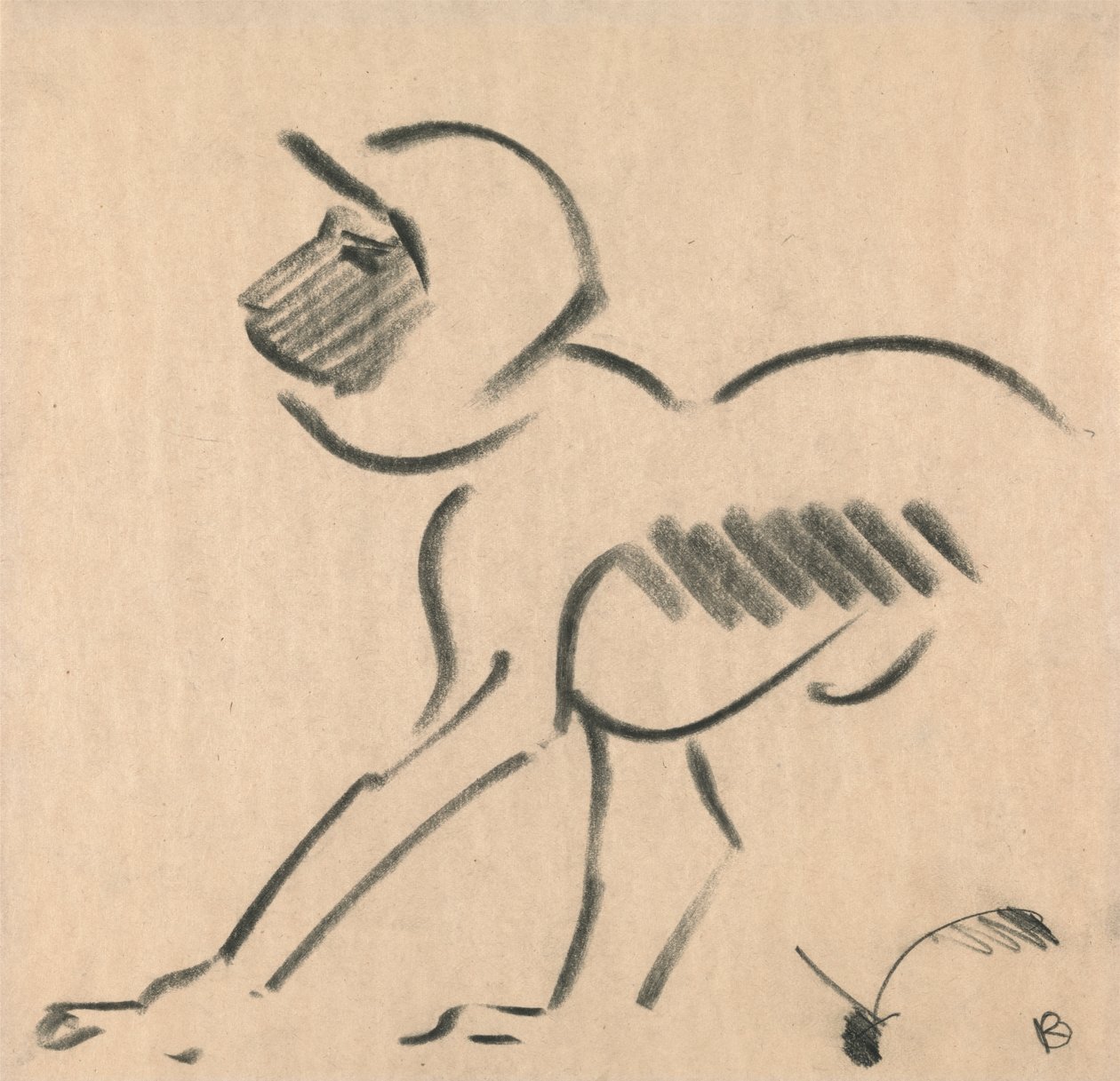 蹲猴 作者 亨利·高第·布热斯卡