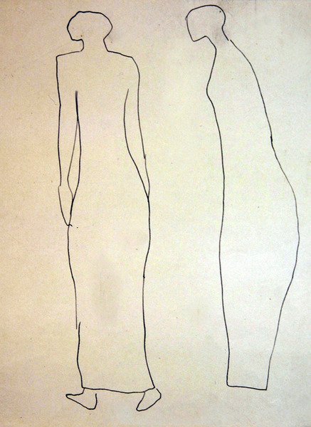 剪影(Promenaders) 作者 亨利·高第·布热斯卡