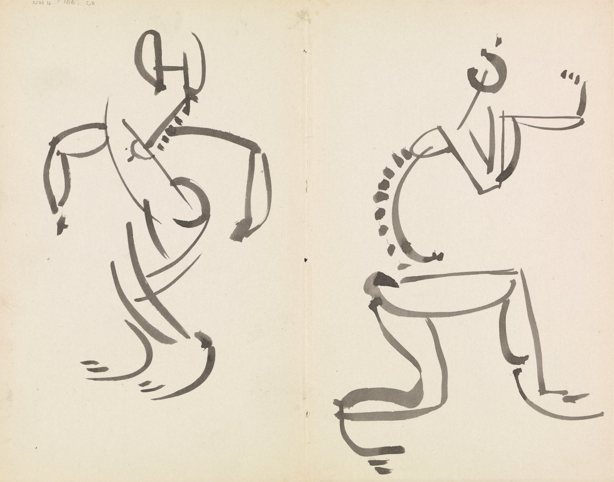 Two Figure Studies 作者 亨利·高第·布热斯卡