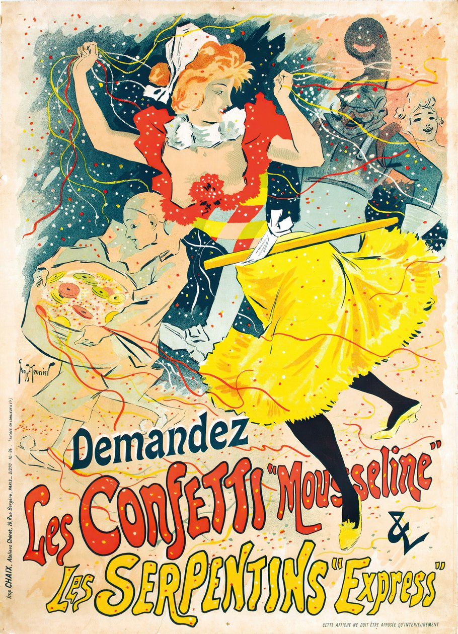 Les Confetti , 1894年。 作者 亨利·乔治·穆尼耶