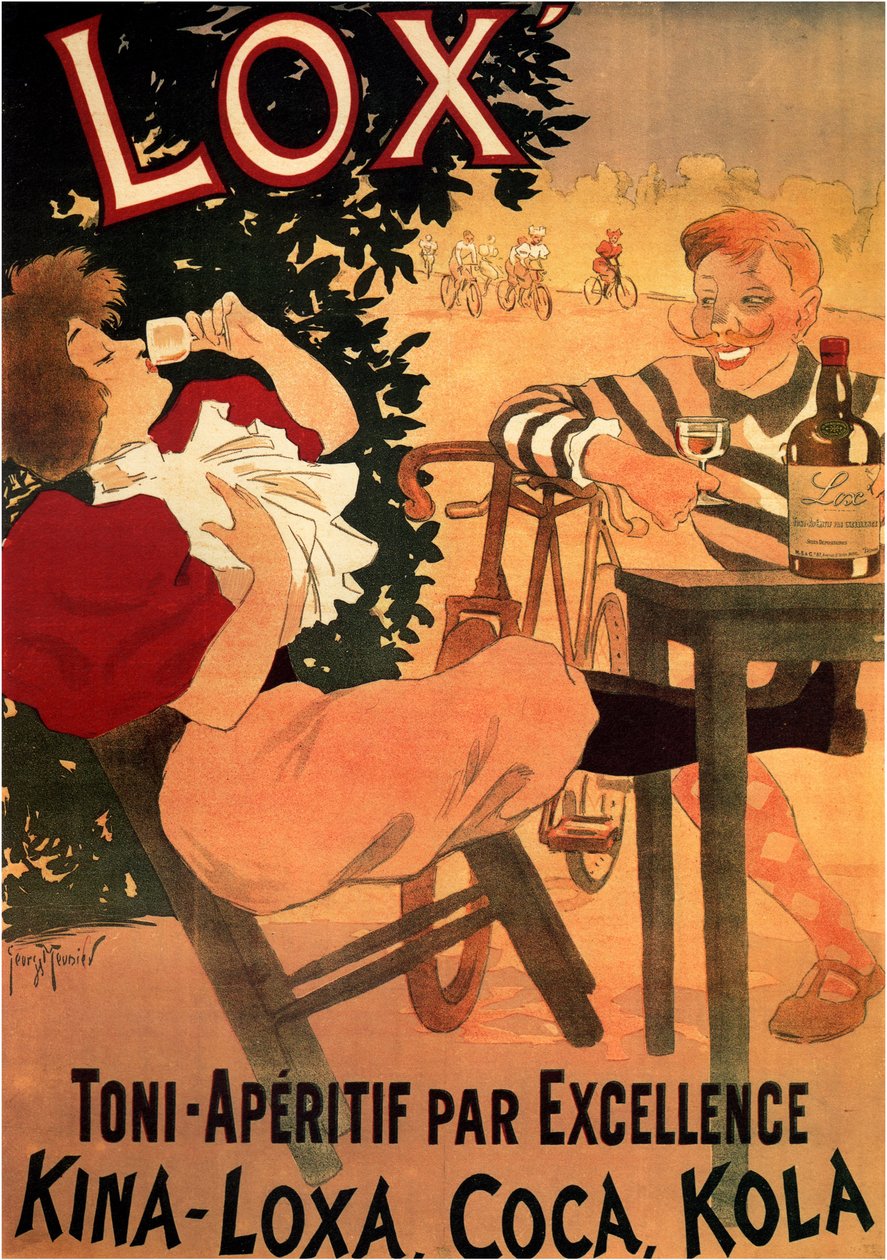 Lox Toni-Aperitif par Excellence.奇纳-洛克萨，可可，科拉，1895年 作者 亨利·乔治·穆尼耶