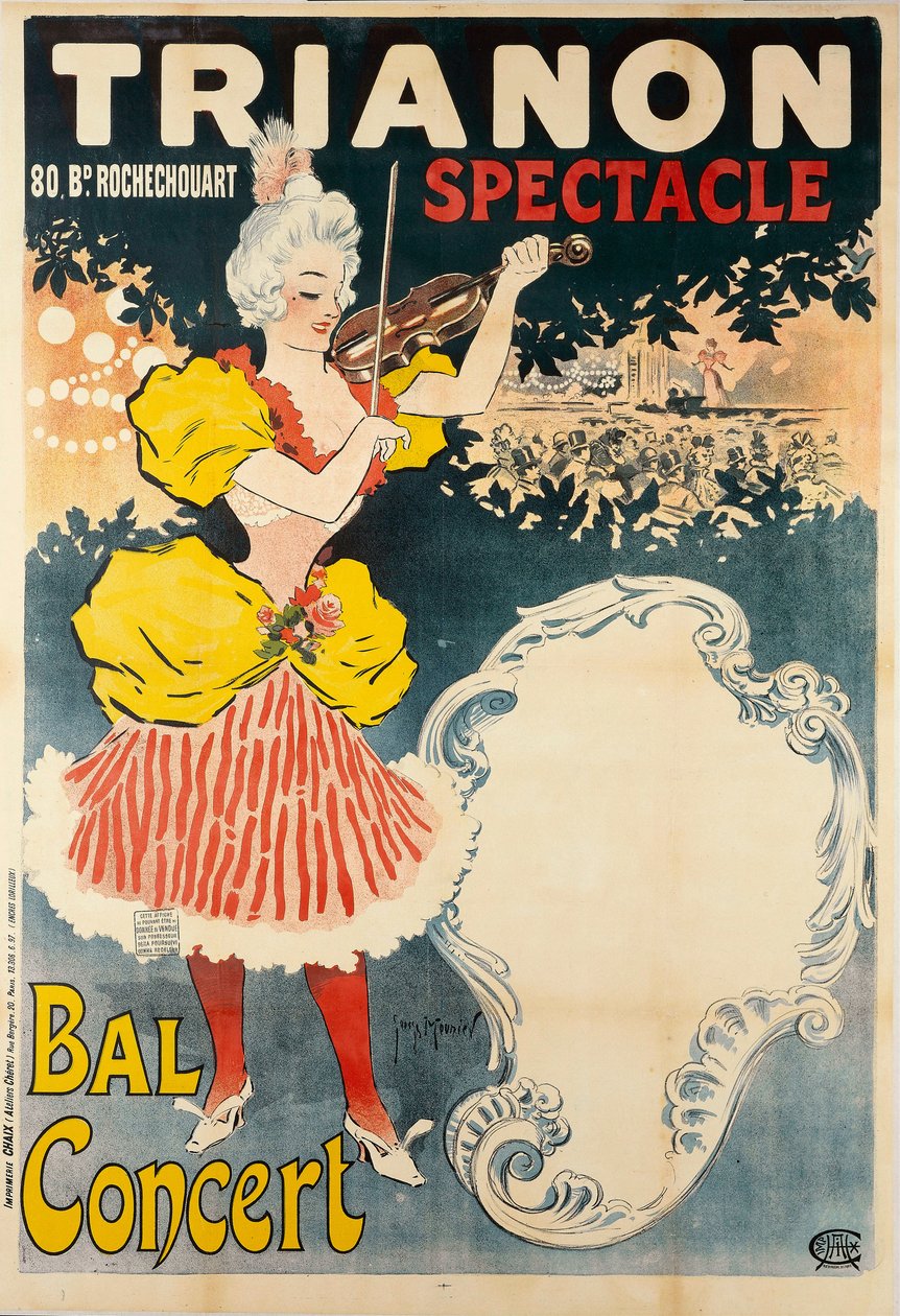 Trianon Spectacle Bal Concert , 1897年。 作者 亨利·乔治·穆尼耶