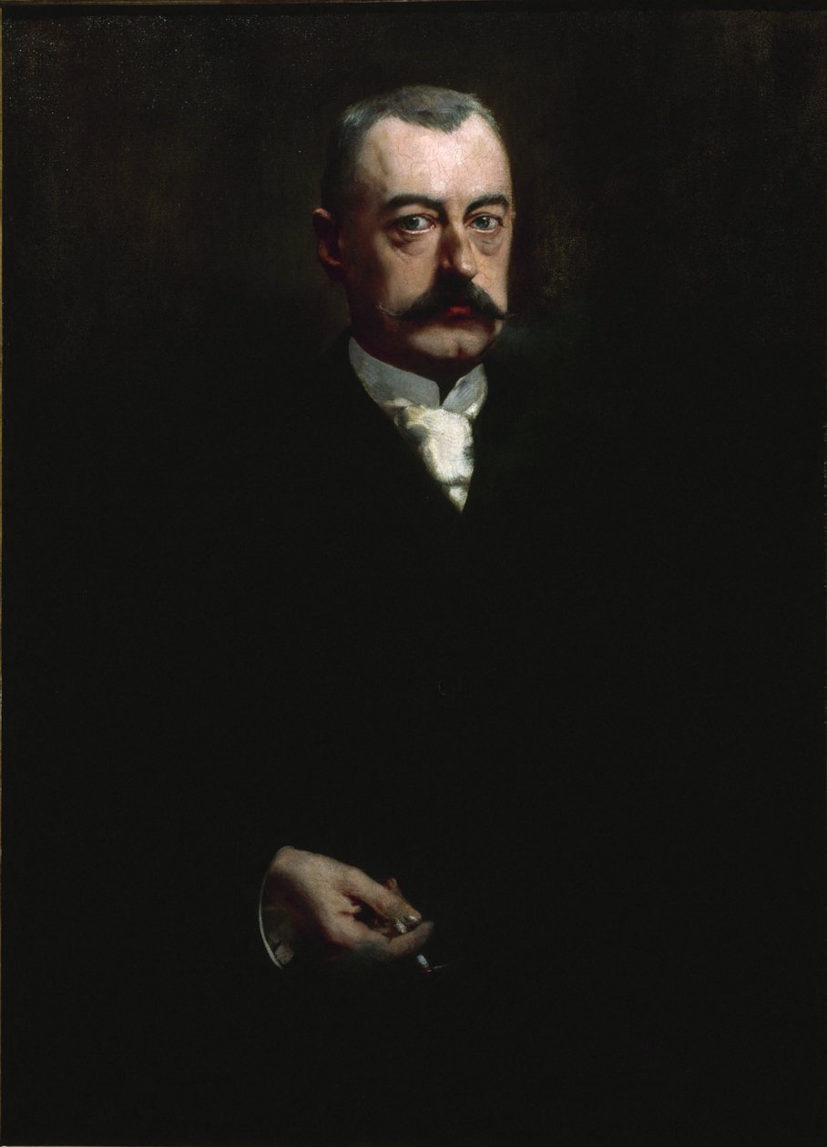 皮埃尔-瓦尔德克-鲁索的肖像，1846-1904年，约1894年。 作者 亨利·格维克斯