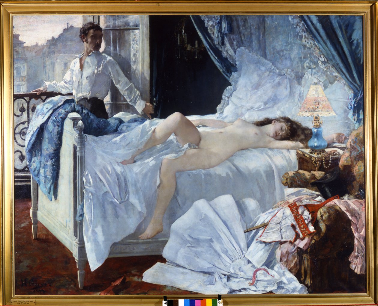 罗拉。Henri Gervex (1852 - 1929)的绘画。1878.波尔多艺术博物馆。 作者 亨利·格维克斯