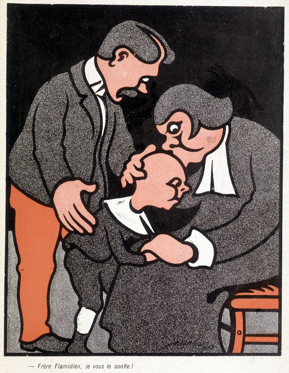 Frère Flamidien, je vous le confie - Henri Gustave Jossot（1866-1951 年）著，载于《L
