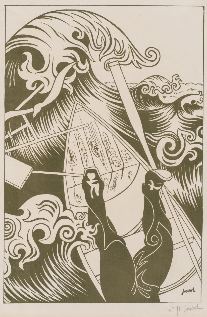 浪潮》，1894年。 作者 亨利·古斯塔夫·乔索