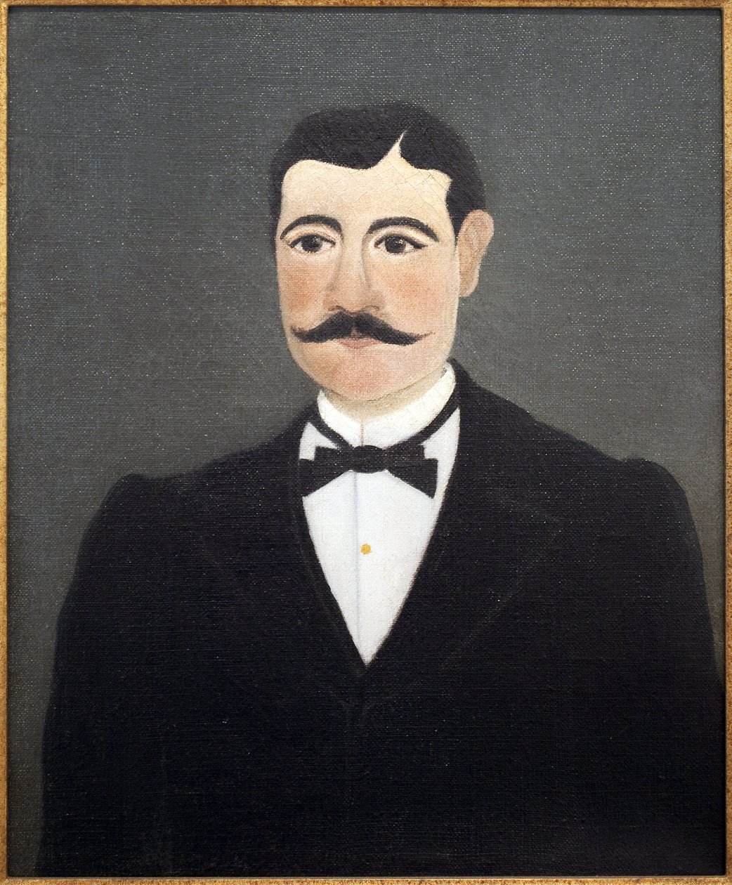 Frumence Biche 便衣的肖像 (marechal des logis)。 Henri Rousseau (1844-1910) 的画作，被称为海关，布面油画，19 世纪末至 20 世纪初，法国艺术，国际艺术博物馆，尼斯（法国）。 作者 亨利·J·F·卢梭
