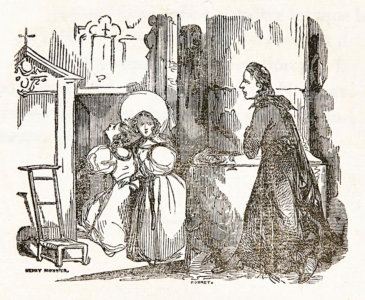 红与黑》，司汤达（Marie-Henri Beyle）（1783-1842 年）著，第 1 册扉页 作者 亨利·约瑟夫·杜布歇特