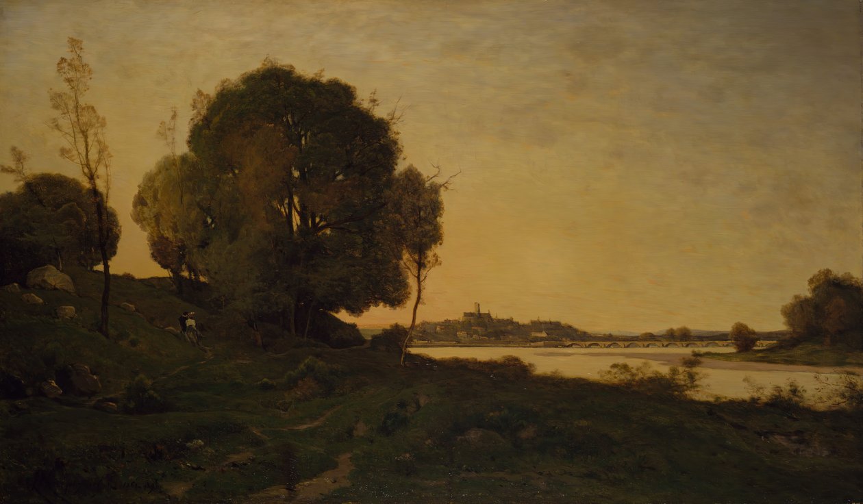 Le Pont De Nevers, 1861-1893. 作者 亨利·约瑟夫·哈皮尼