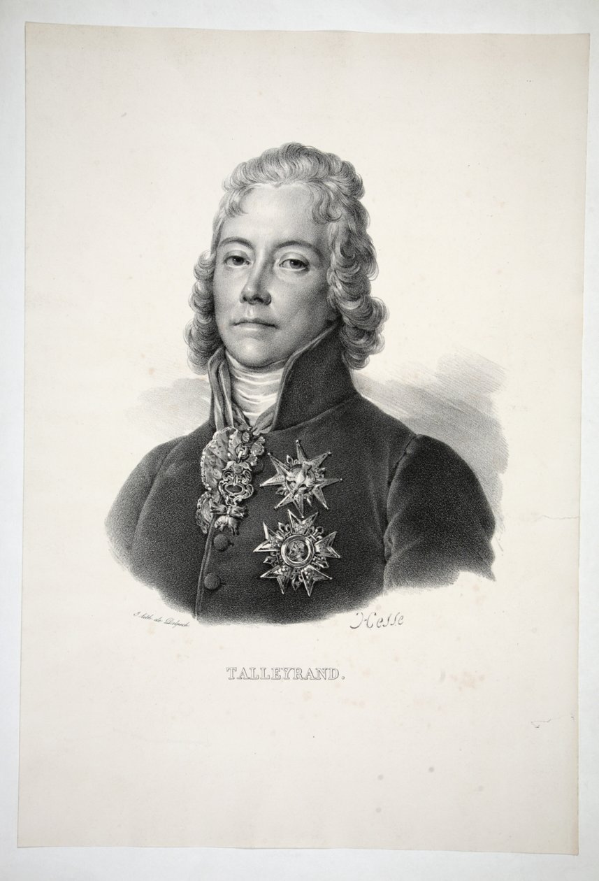 酒吧Talleyrand。 1821 作者 亨利·约瑟夫·黑塞