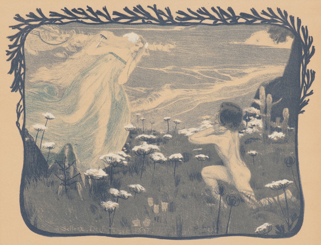 幻觉》，1897年。 作者 亨利·朱尔斯·费迪南德·贝勒·德方丹尼斯