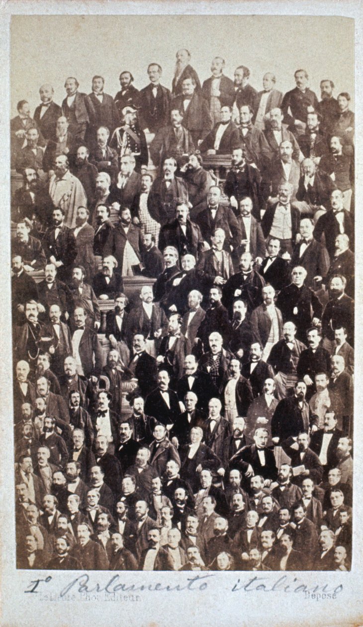 意大利第一届议会 1861 年 作者 亨利·勒柳热