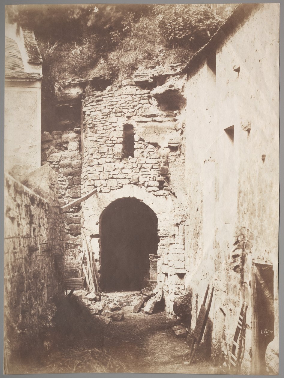 在Troglodyte农场后面，约1853年。 作者 亨利·勒塞克
