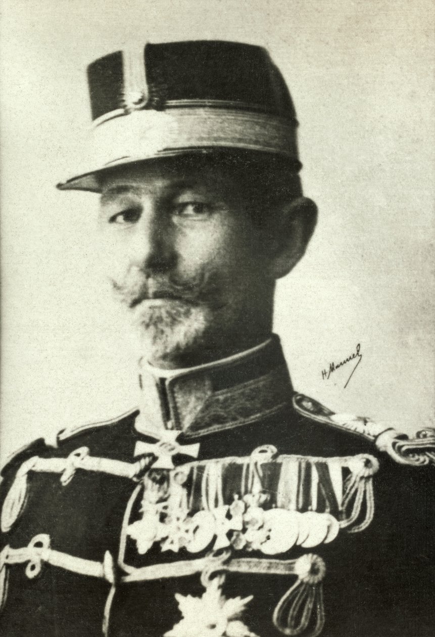 亚历山大-阿韦列斯科将军肖像（照片） 作者 亨利·曼努埃尔（Henri Manuel）