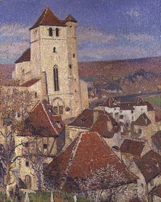 St. Cirq Lapopie，c.1926-36 作者 亨利·马丁