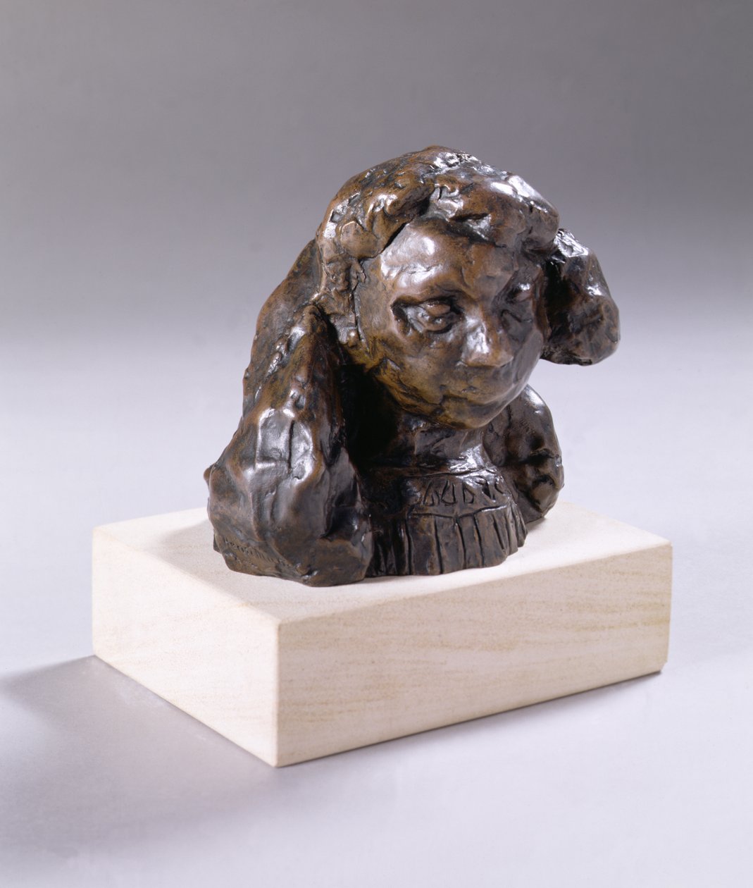 菲莱特（玛格丽特）半身像，约 1905-06 年（青铜，带棕色铜锈） 作者 亨利·马蒂斯