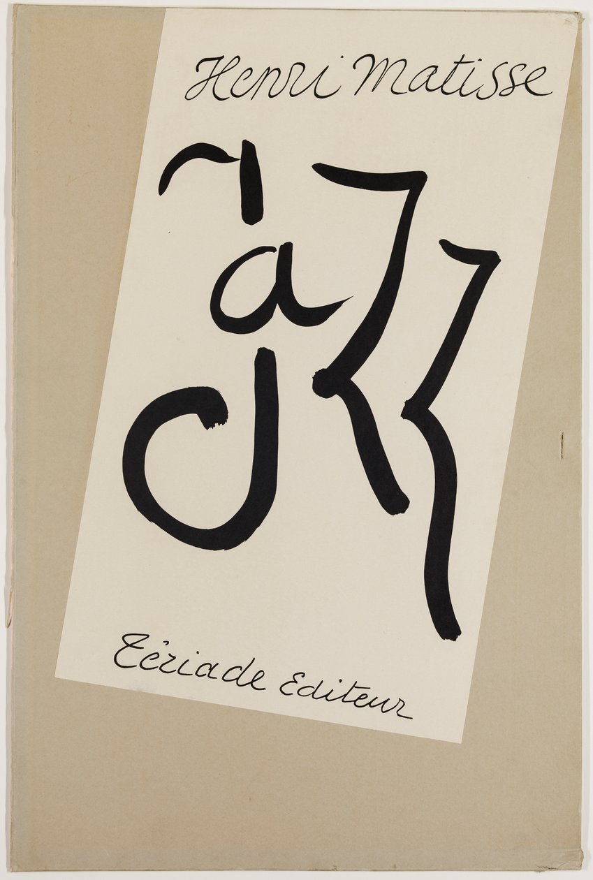 爵士乐》封面，约 1947 年（印刷品） 作者 亨利·马蒂斯