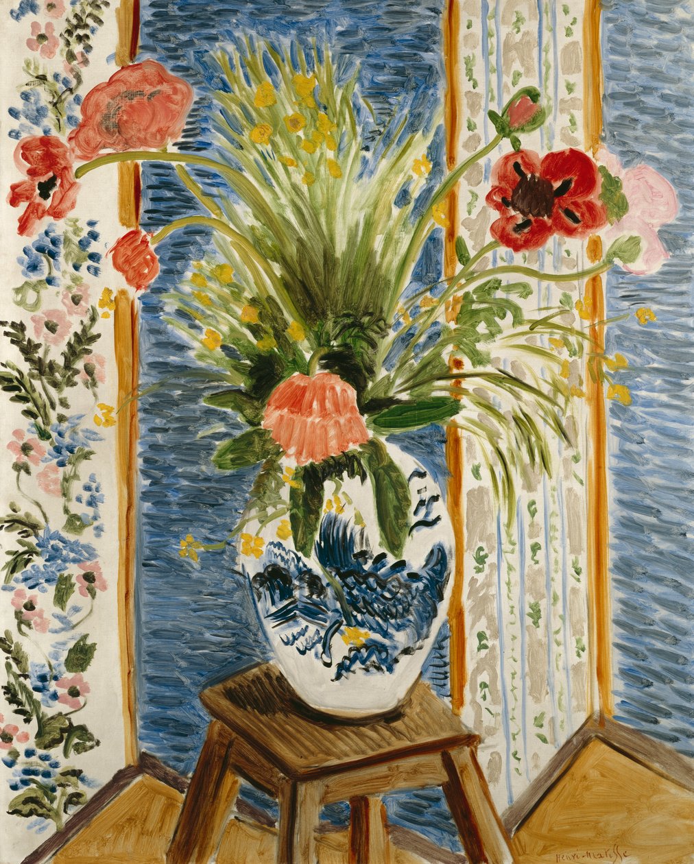罂粟花，约 1919 年（布面油画） 作者 亨利·马蒂斯