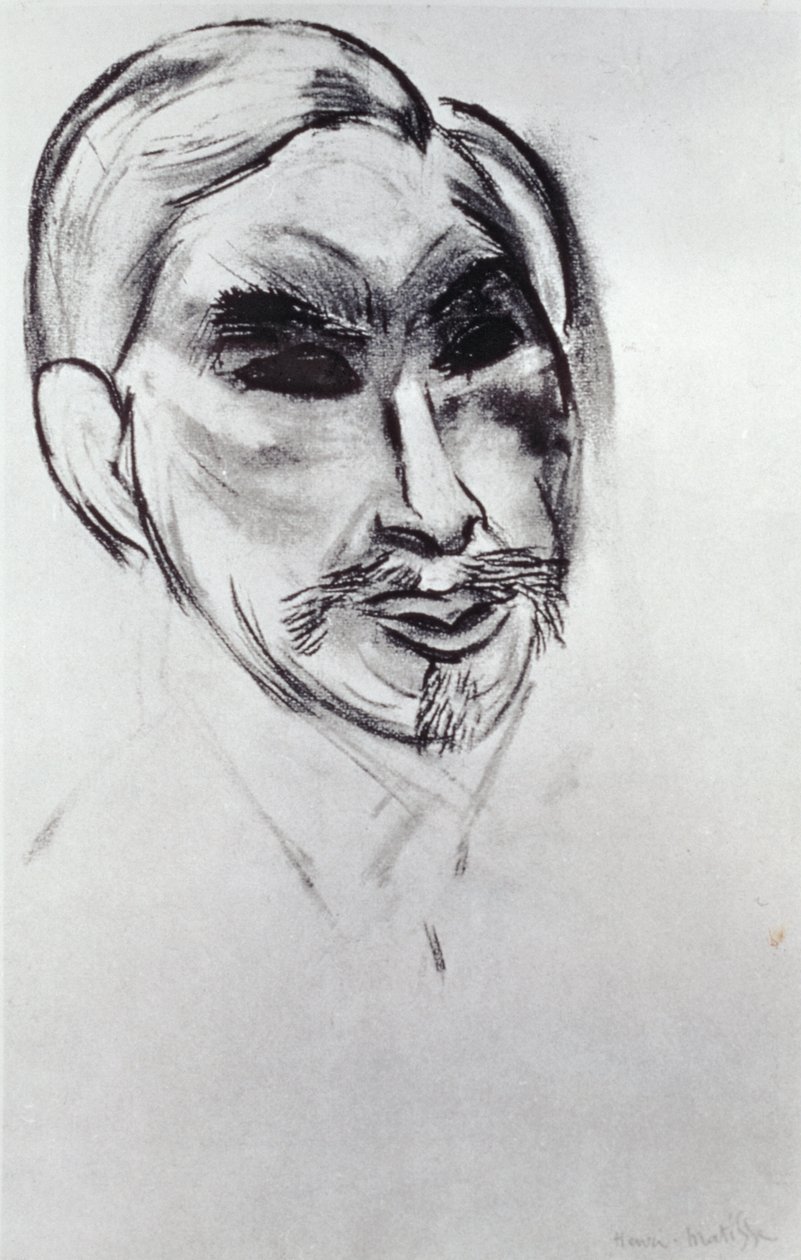 谢尔盖-舒金（1854-1936）肖像 作者 亨利·马蒂斯