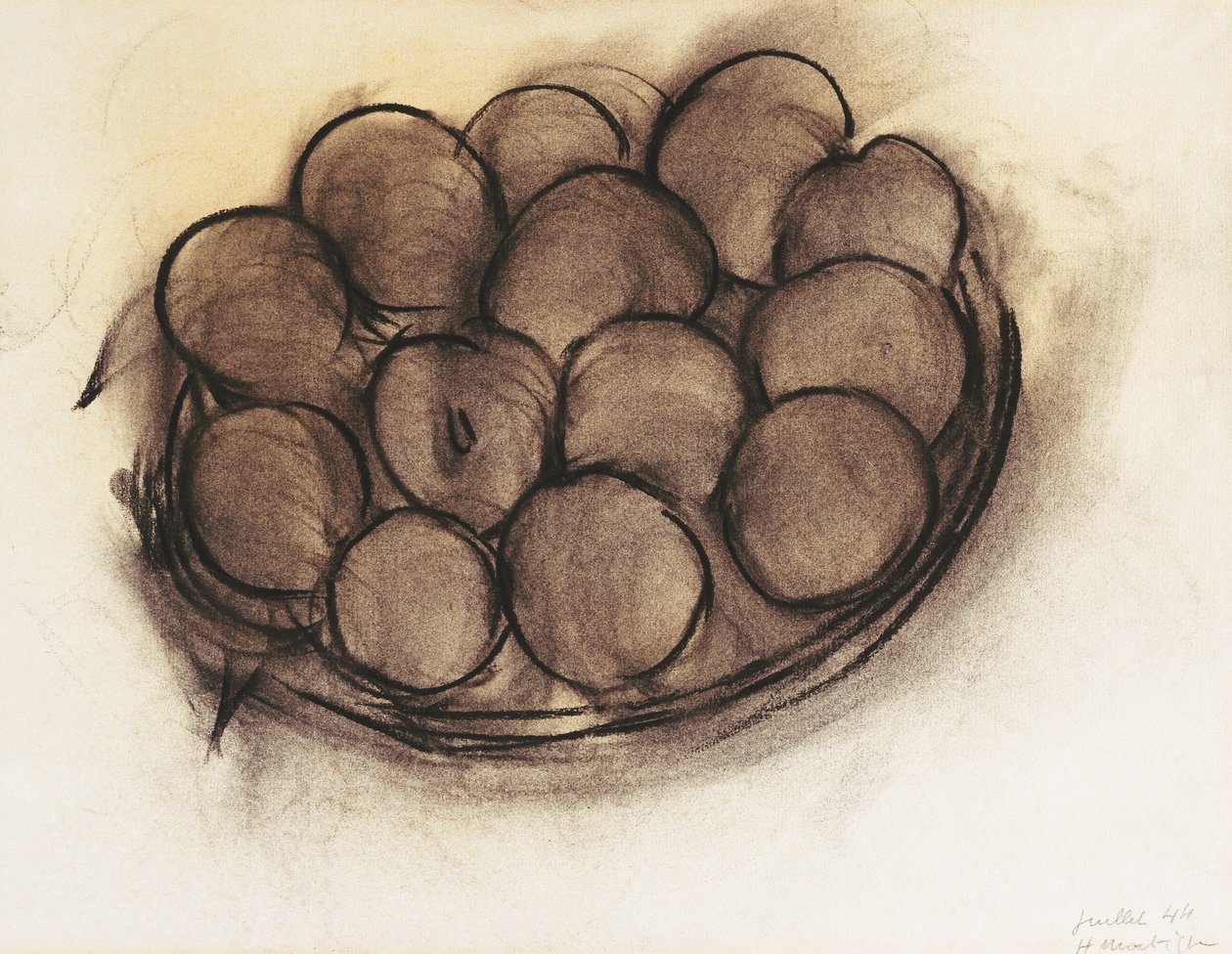 苹果的静物；Nature Morte aux Pommes 作者 亨利·马蒂斯