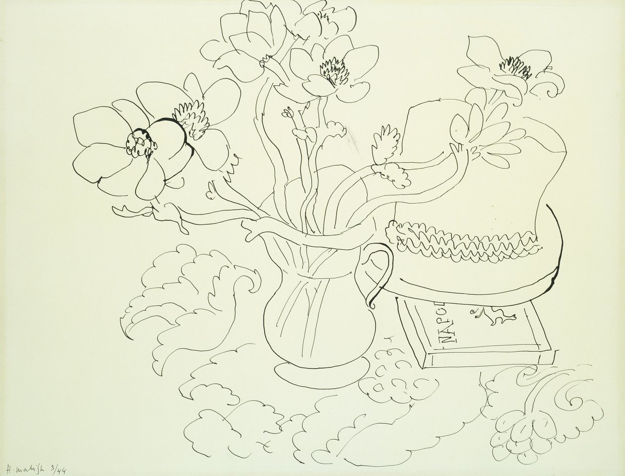 海葵花瓶 作者 亨利·马蒂斯