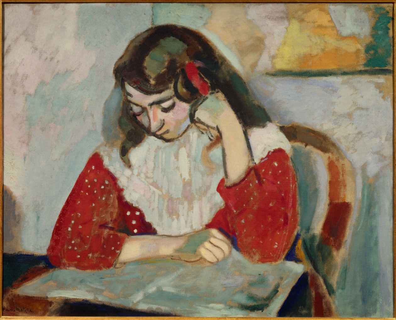 玛格丽特-里桑 1906 （布面油画） 作者 亨利·马蒂斯