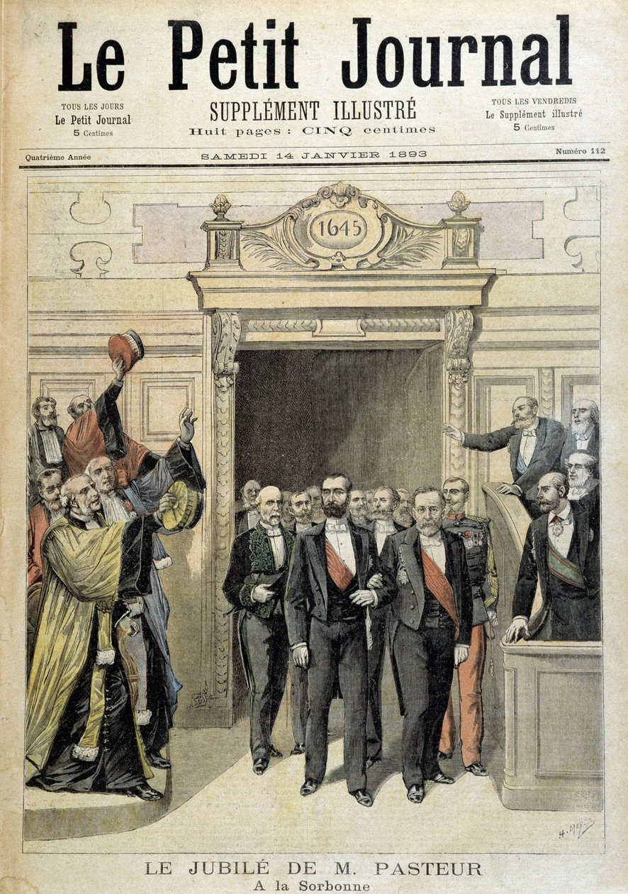 巴斯德先生在索邦大学的禧年 - 在 1893 年 1 月 14 日的“Le Petite Journal”中 作者 亨利·迈耶（Henri Meyer）