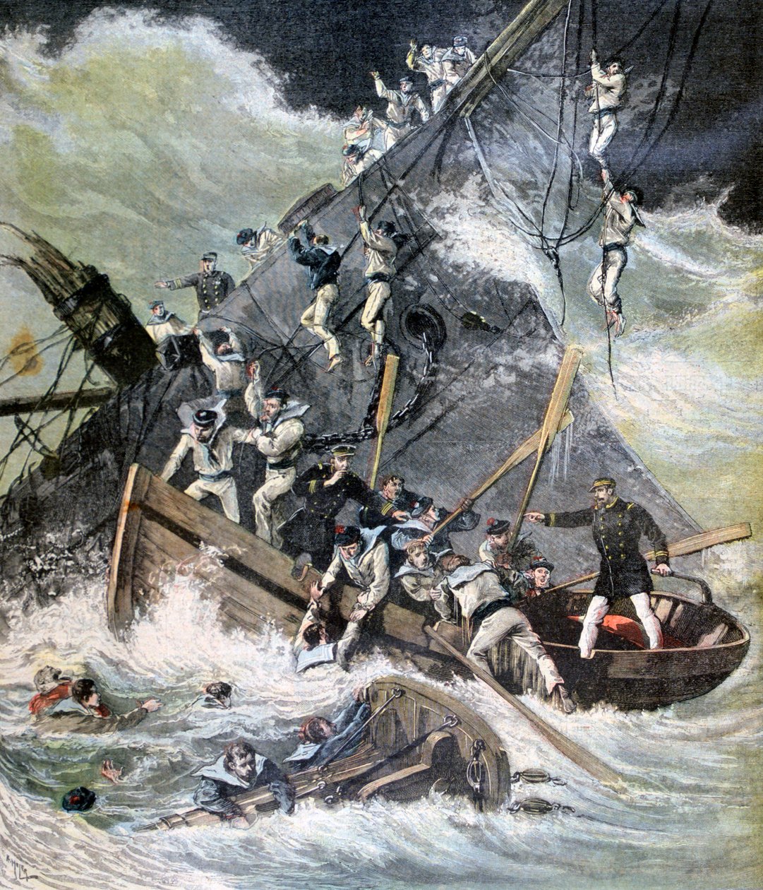 马达加斯加，圣玛丽，La Bourdonnais遇难，1893年 作者 亨利·迈耶（Henri Meyer）