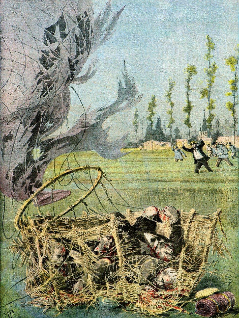 哈尔灾难，1895 年（插图） 作者 亨利·迈耶（Henri Meyer）