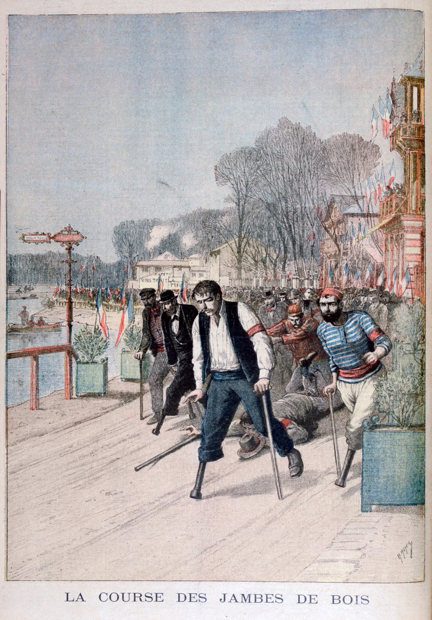木腿种族，1895年 作者 亨利·迈耶（Henri Meyer）