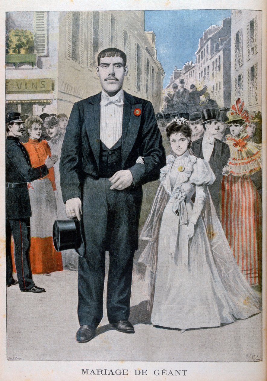 巨人的婚姻，1897年 作者 亨利·迈耶（Henri Meyer）