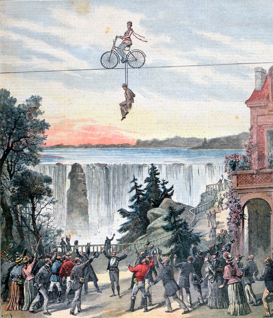欢乐剧院，尼亚加拉大瀑布，1892年 作者 亨利·迈耶（Henri Meyer）