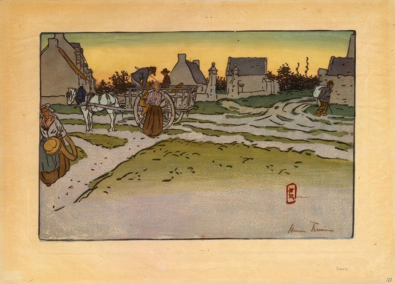 圣布里亚克的面包时间 作者 亨利·里维耶尔（Henri Riviere）