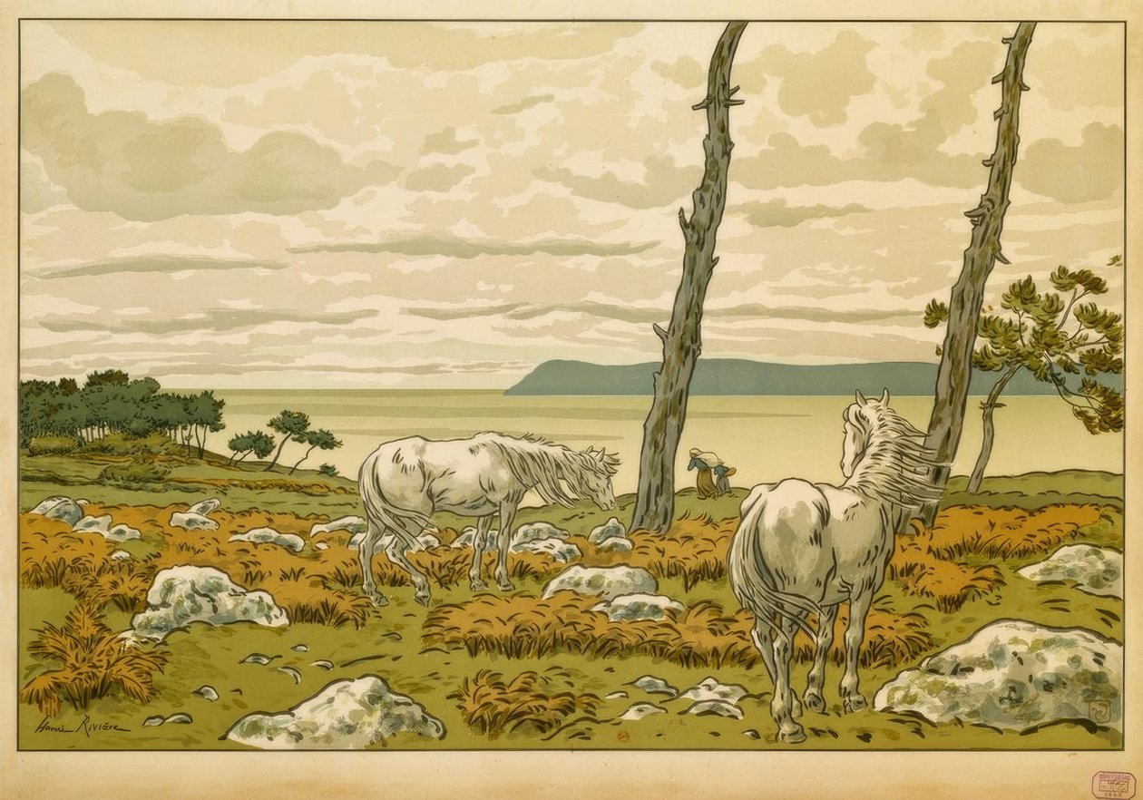 湾区 作者 亨利·里维耶尔（Henri Riviere）