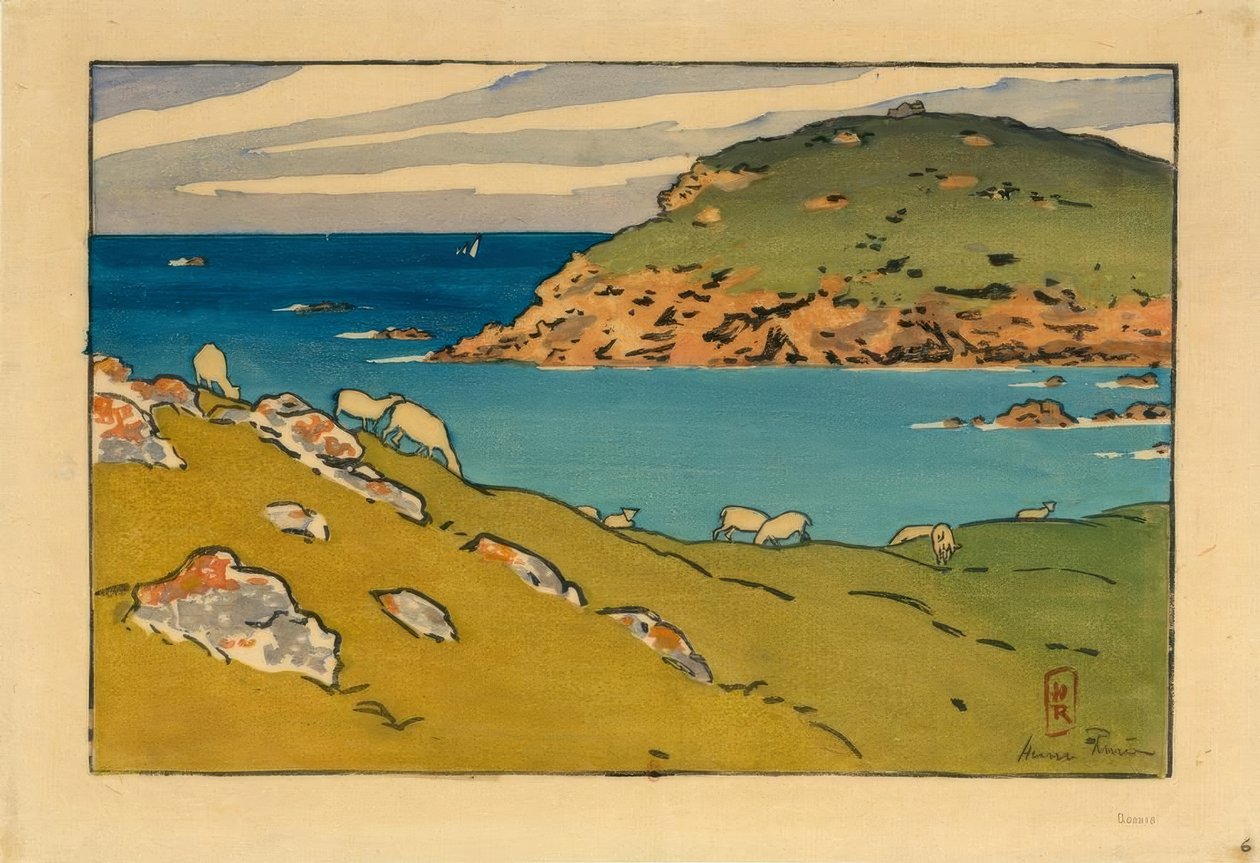 La Garde-Guérin (Saint-Briac) 作者 亨利·里维耶尔（Henri Riviere）