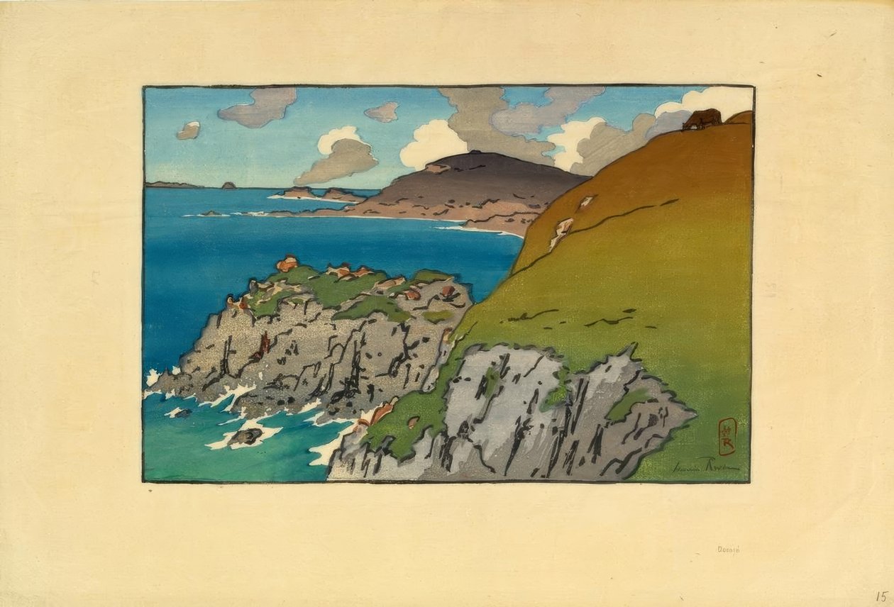 La Pointe de la Haye (Saint-Briac) 作者 亨利·里维耶尔（Henri Riviere）